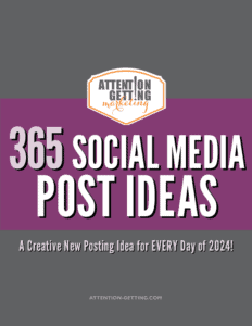 Social Media Post Ideas - Attention Getting